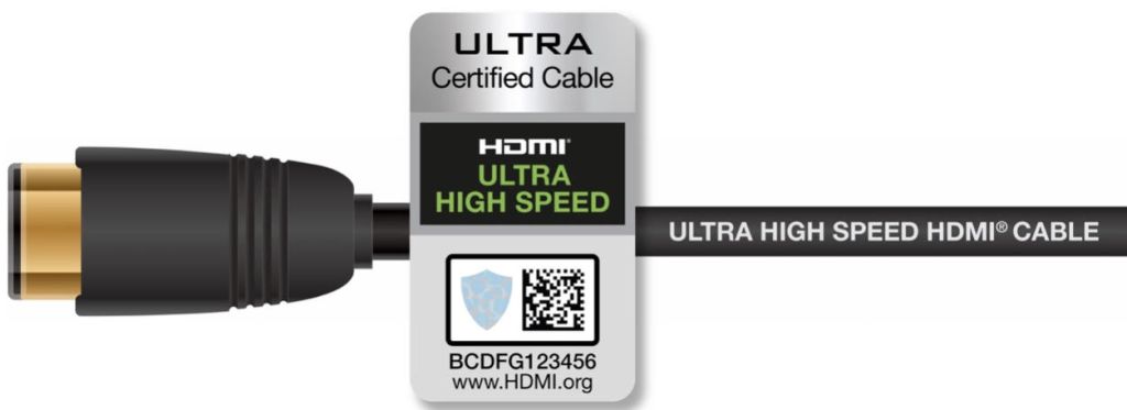 HDMI Ultra Certified Cables