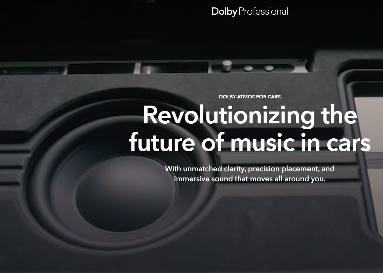 Dolby ATMOS for Cars