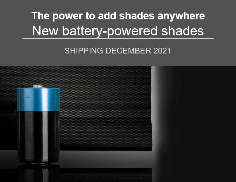 Crestron: Battery-Powered Shades